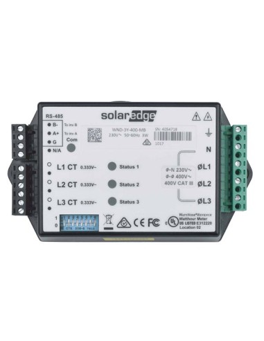 Componente de monitorización SOLAREDGE ELECTRICITY METER SE-WND-3Y-400-MB-K