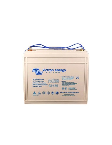 Batería solar VICTRON 12V 170AH AGM SUPER CYCLE BATTERY (M8)