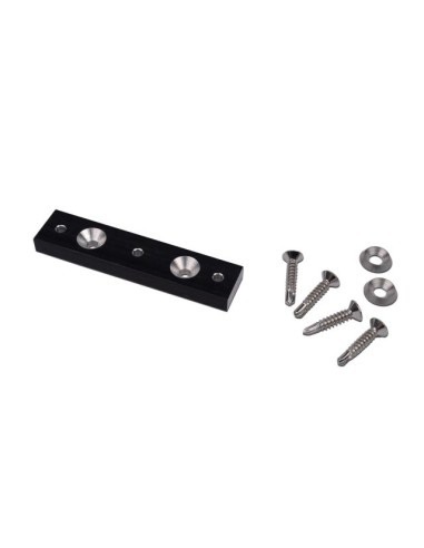 NOVOTEGRA Set pletina antideslizante para fachada 90 x 20 x 8 mm. negro