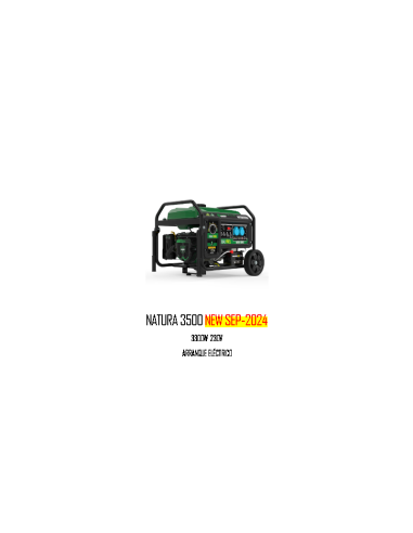 GENERADOR NATURA 3500 - GENERADOR 3300W 230V E-START