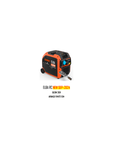 GENERADOR ELBA RC CONTROL REMOTO - GENERADOR 5500W 230V