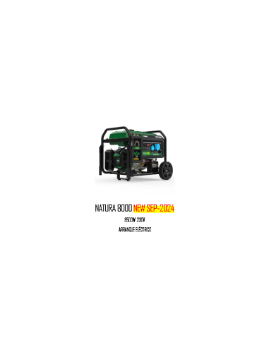 GENERADOR NATURA 8000 - GENERADOR 8500W 230V E-START