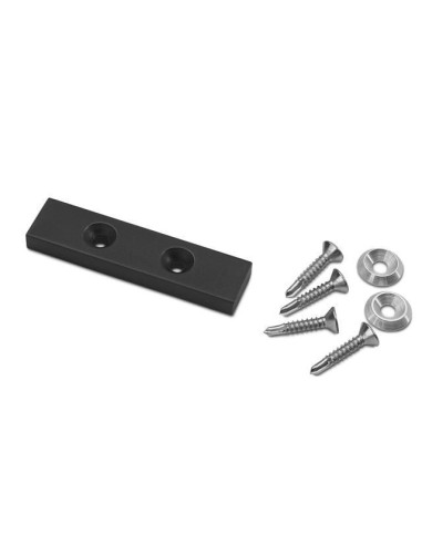 NOVOTEGRA Set pletina antideslizante para fachada 80 x 20 x 8 mm. negro